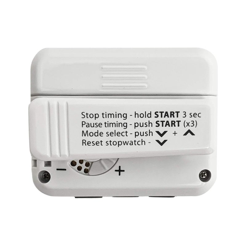 Gymboss Plus Interval Timer and Stopwatch - White/Black Hardcoat - Image 3